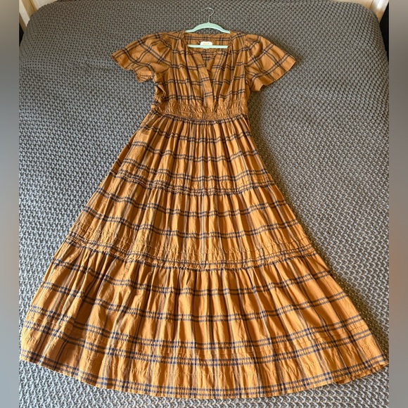 Anthropologie Maeve Somerset Plaid Maxi Dress - Picture 4 of 8